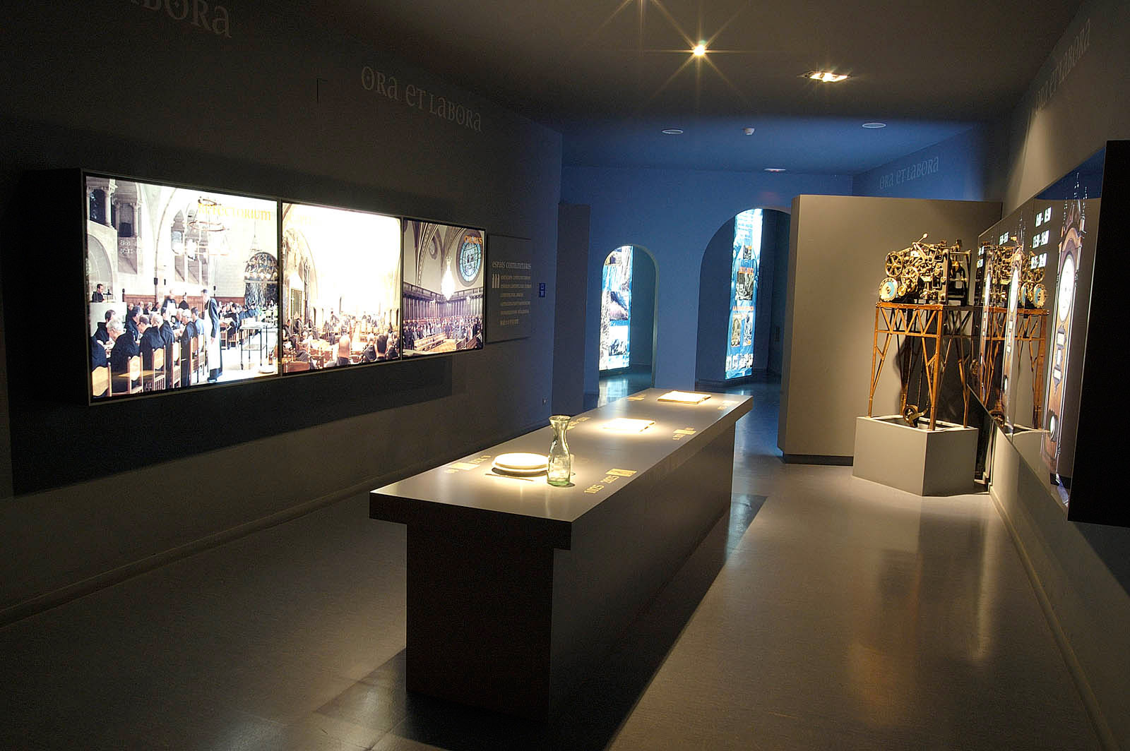 Sala de la exposición audiovisual